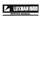 Luxman 1500-Service-Manual